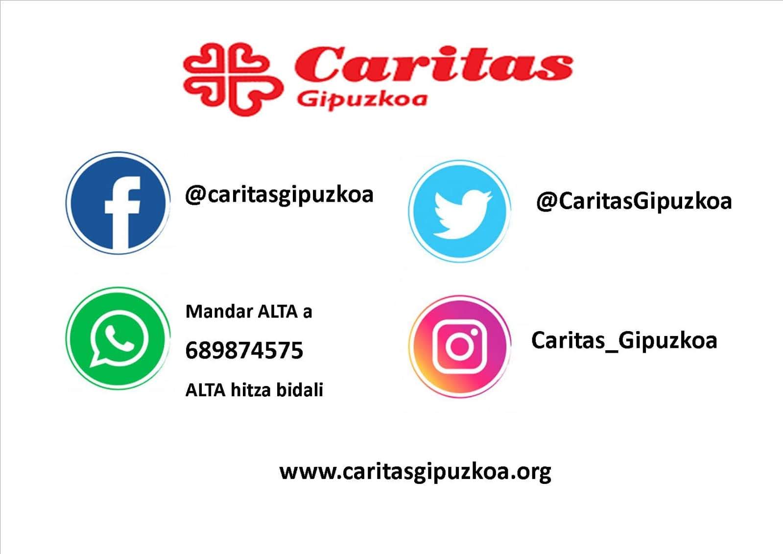 Caritas Redes sociales