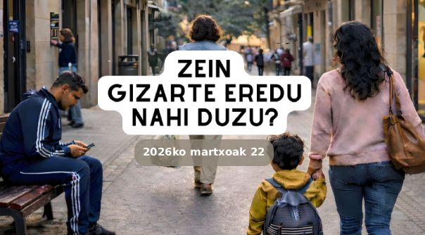 Zer gizarte eredu nahi duzu?