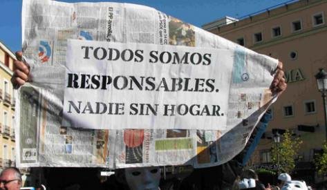 Todos somos responsables. Nadie sin hogar