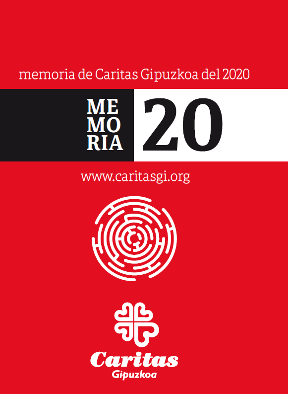 MEMORIA CARITAS GIPUZKOA 2020