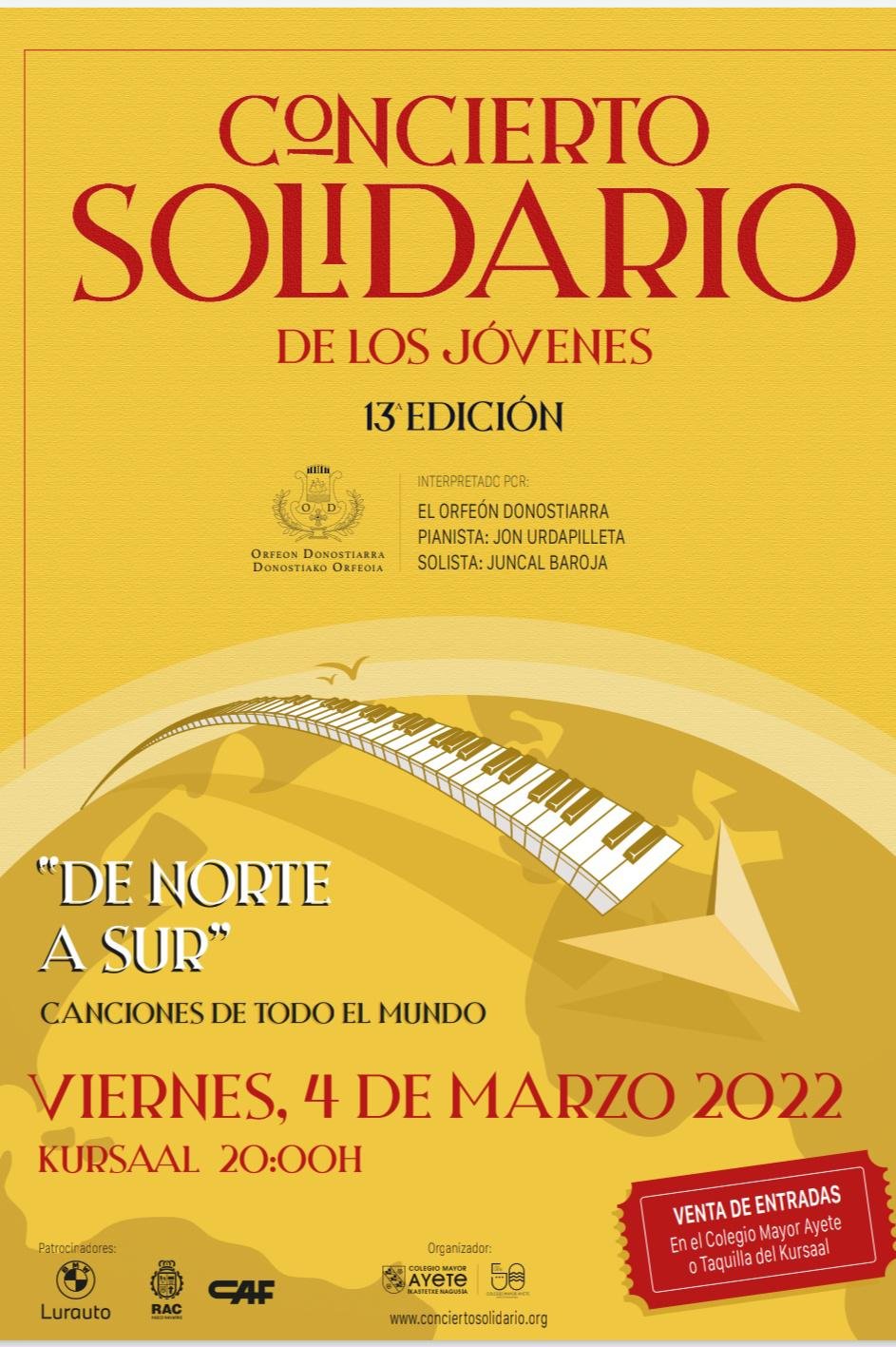 concierto solidario jovenes