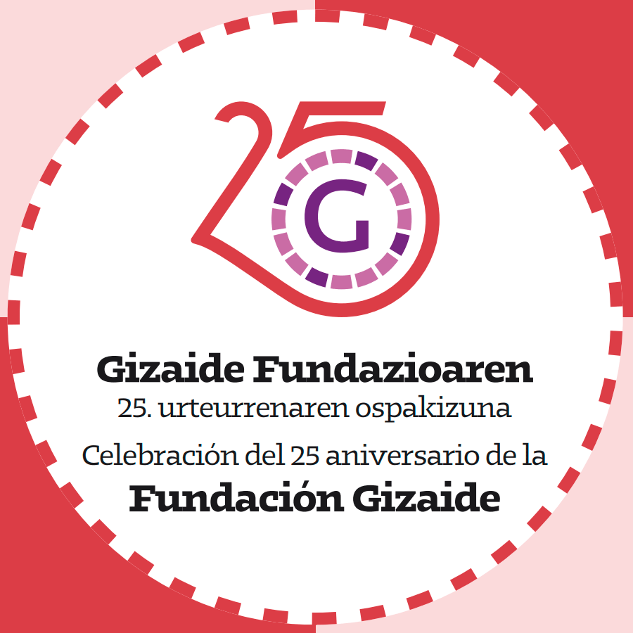 logo gizaide 25 aniversario