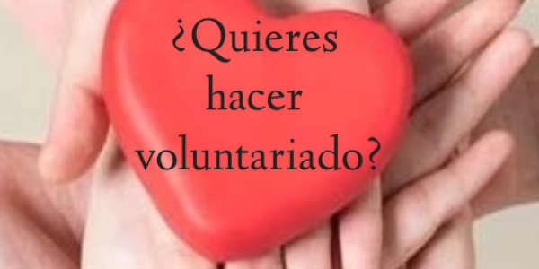 ¿Quieres hacer voluntariado?